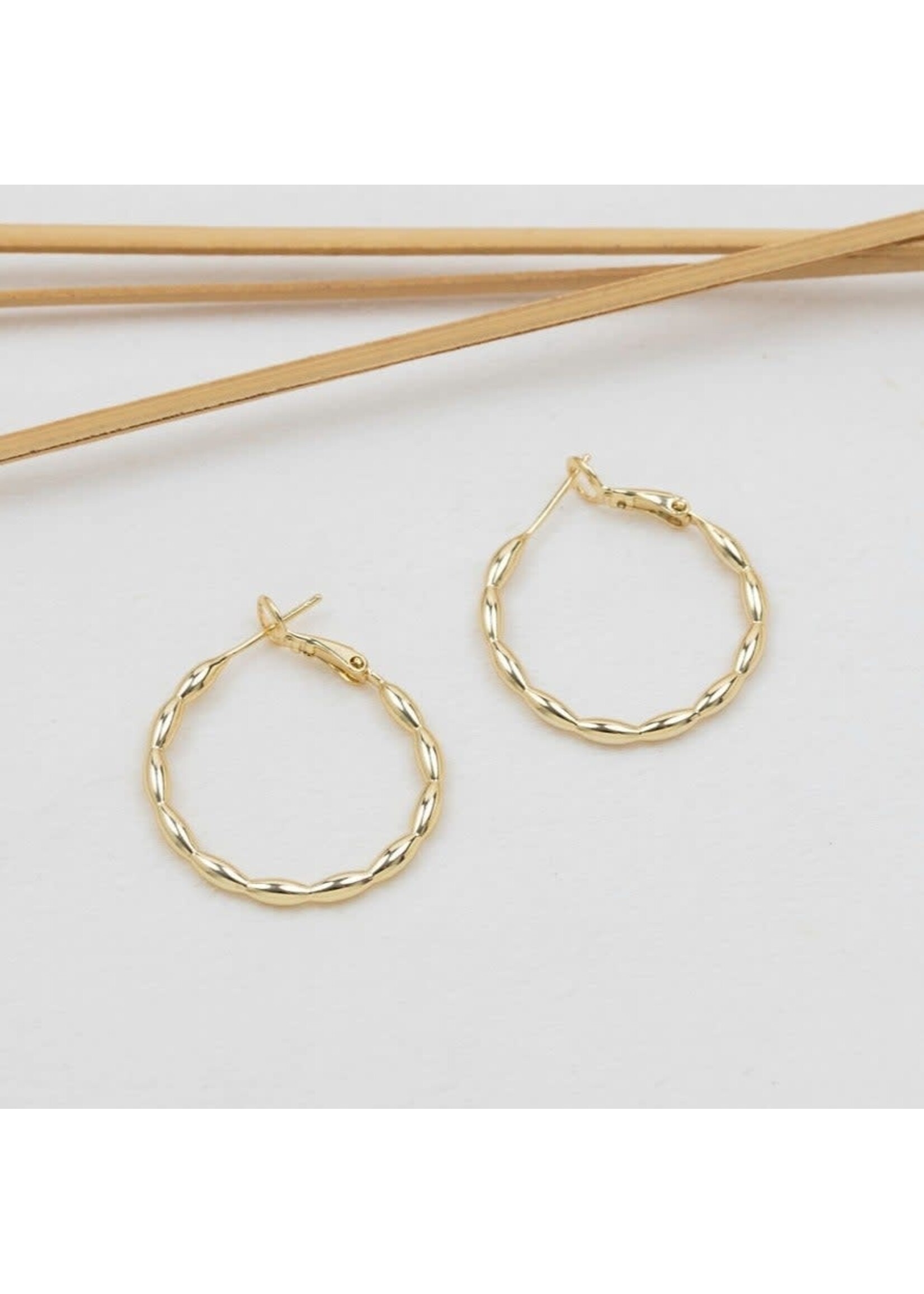 Glee Effortless Hoops-gold