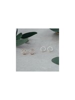 Glee Kinship Studs-silver/clear