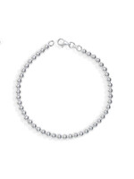 4mm Shiny Ball Sterling Silver Bracelet 4mm