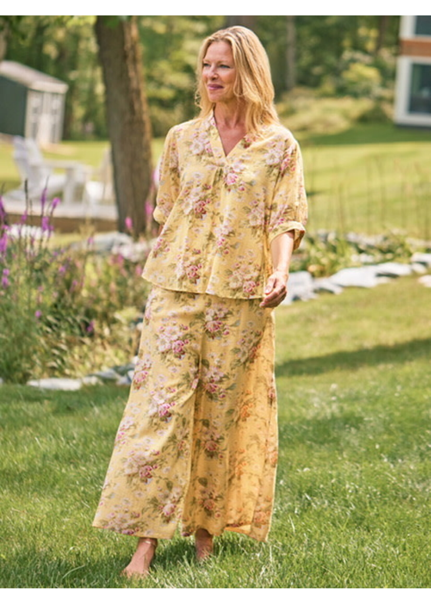 April Cornell Blossom Pajama Set