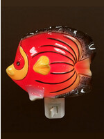 Porcelain Red Tropical Fish Night Light with Gift Box