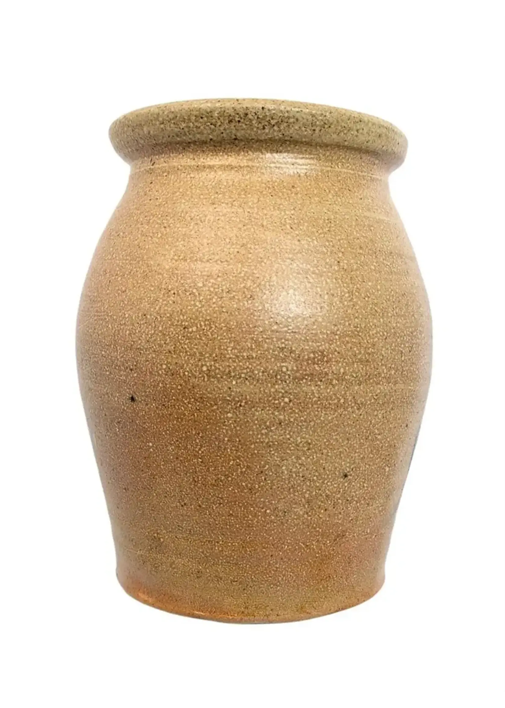 Pottery crock With Floral Design