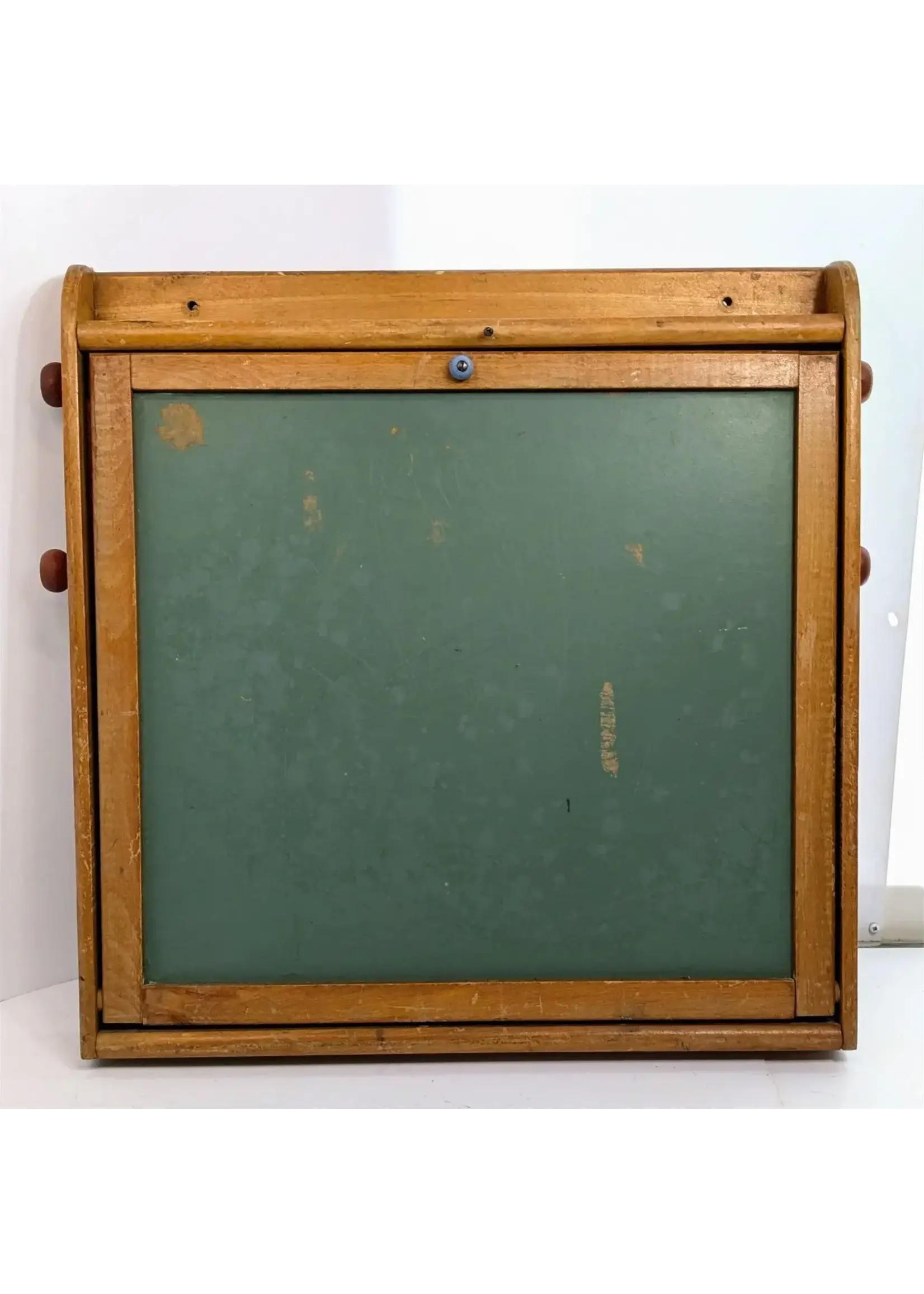 1940s Children's Folding Chalk Board Desk Setup