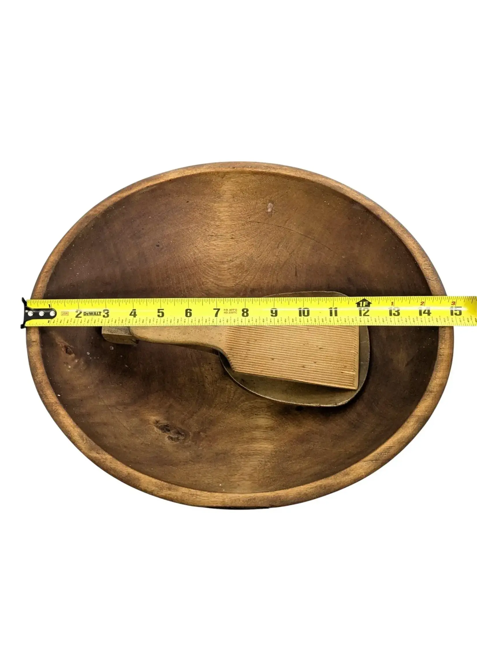 Antique Quebec Chestnut Butter Bowl Set
