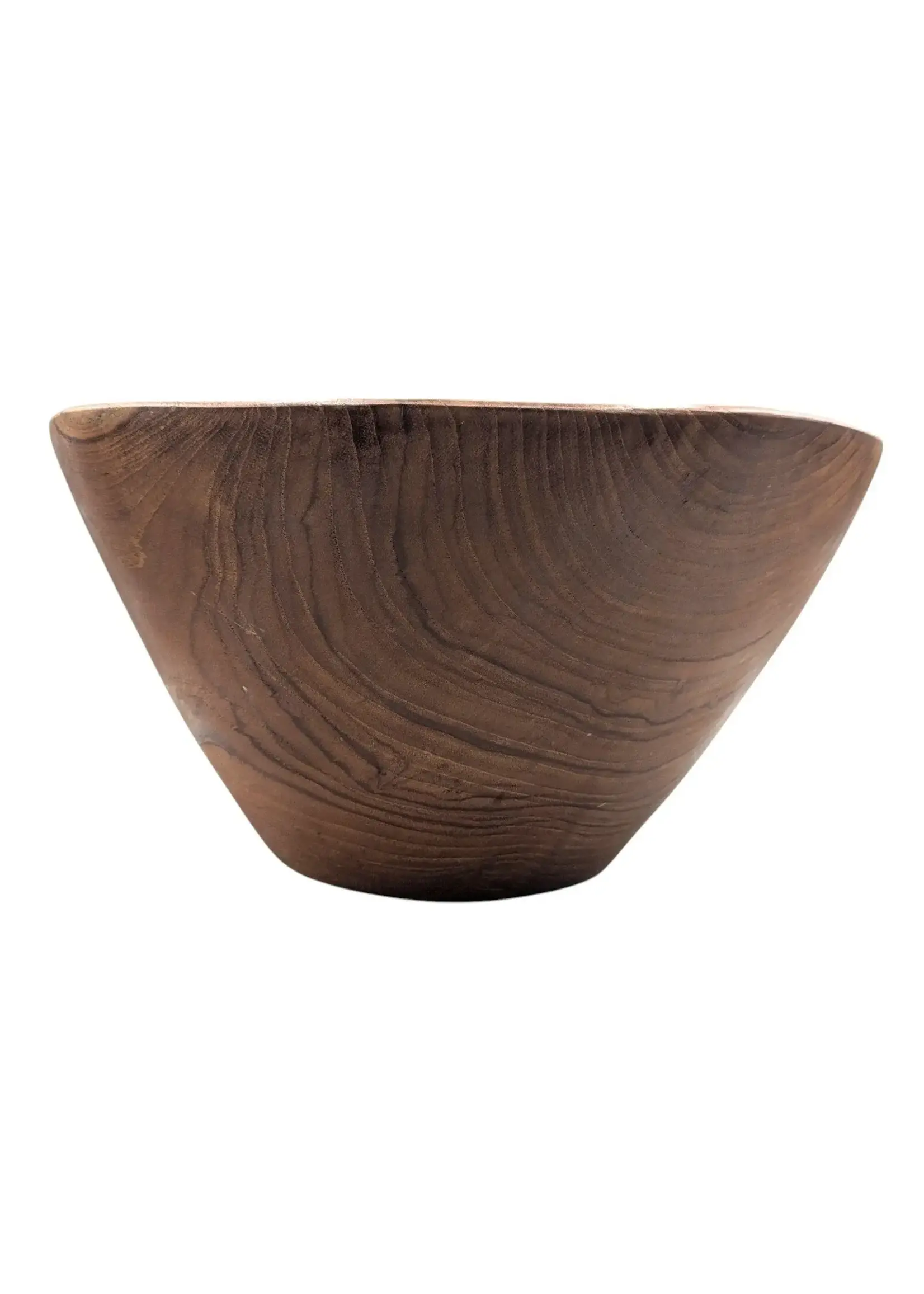 Handcrafted Wood Serving Bowl