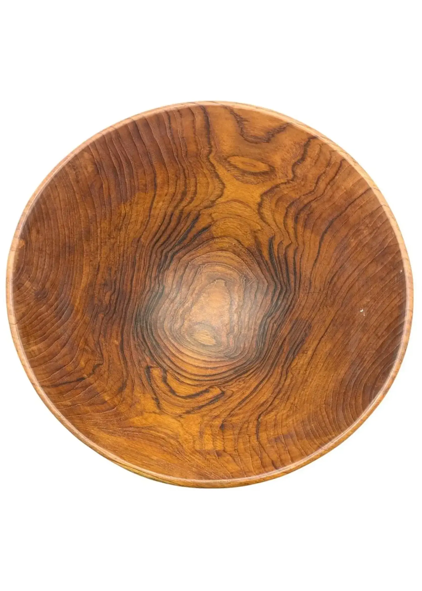 Handcrafted Wood Serving Bowl