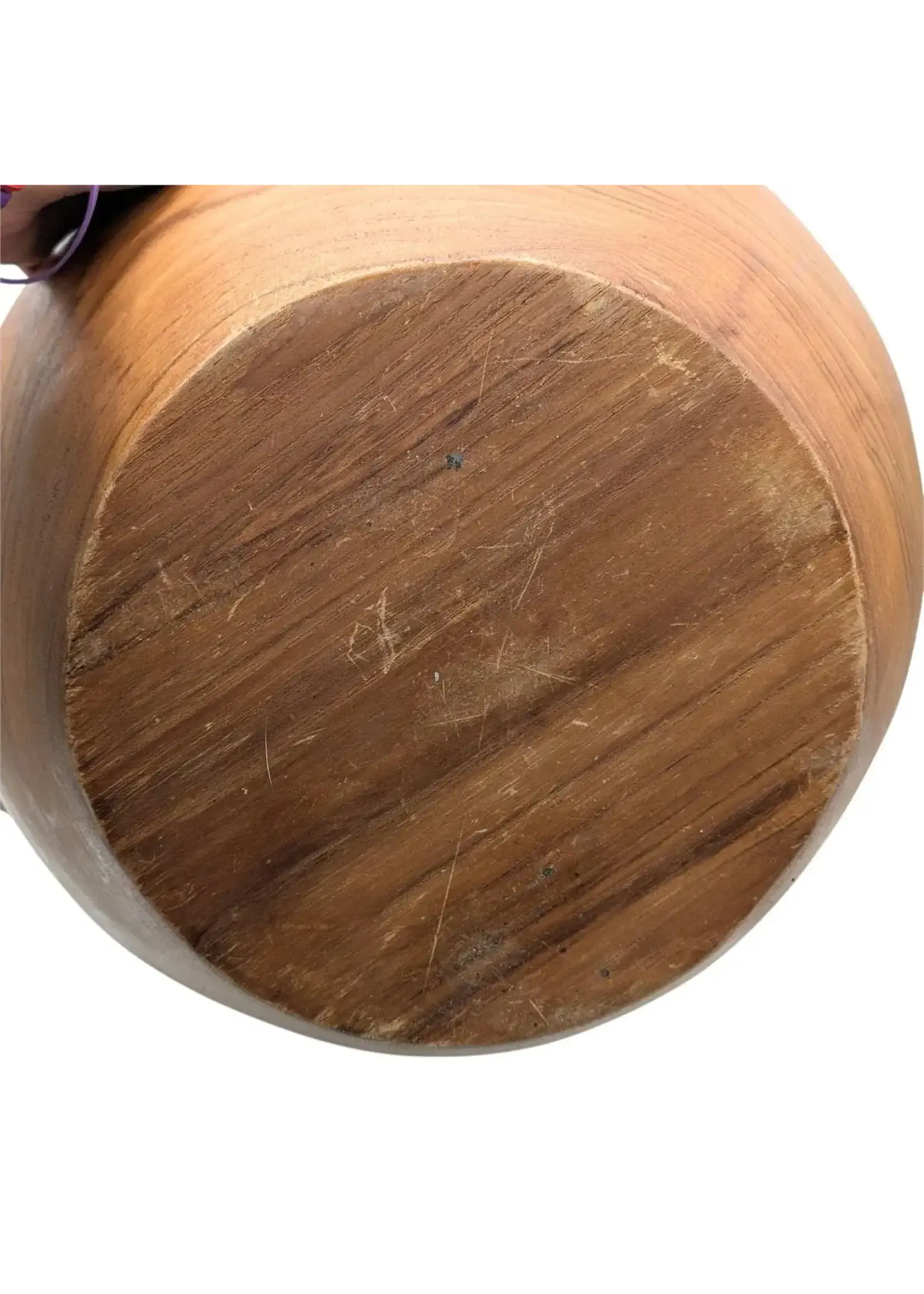 Handcrafted Wood Serving Bowl