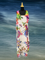 PATTERNED LONG TANK DRESS BICYCLE