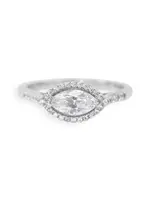 Sterling Silver Ring w CZ