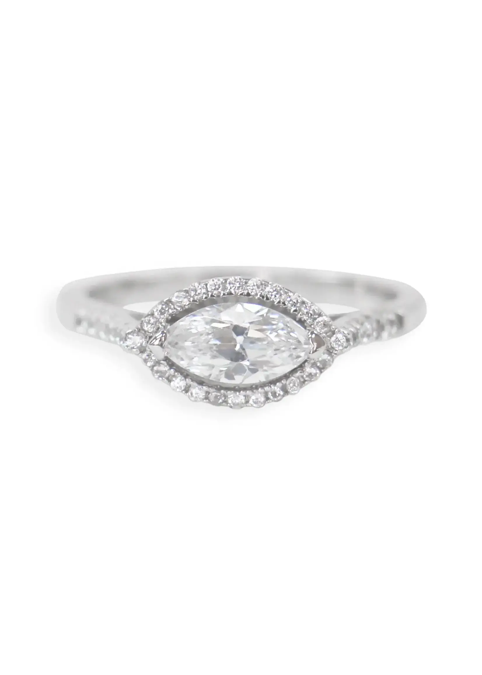 Sterling Silver Ring w CZ