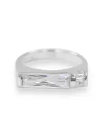 Sterling Silver Ring W Cubics