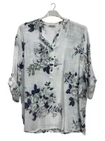 Button Down Floral Top