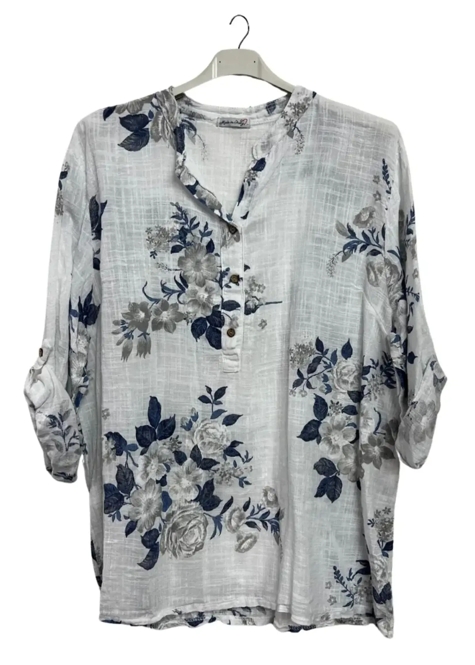 Button Down Floral Top