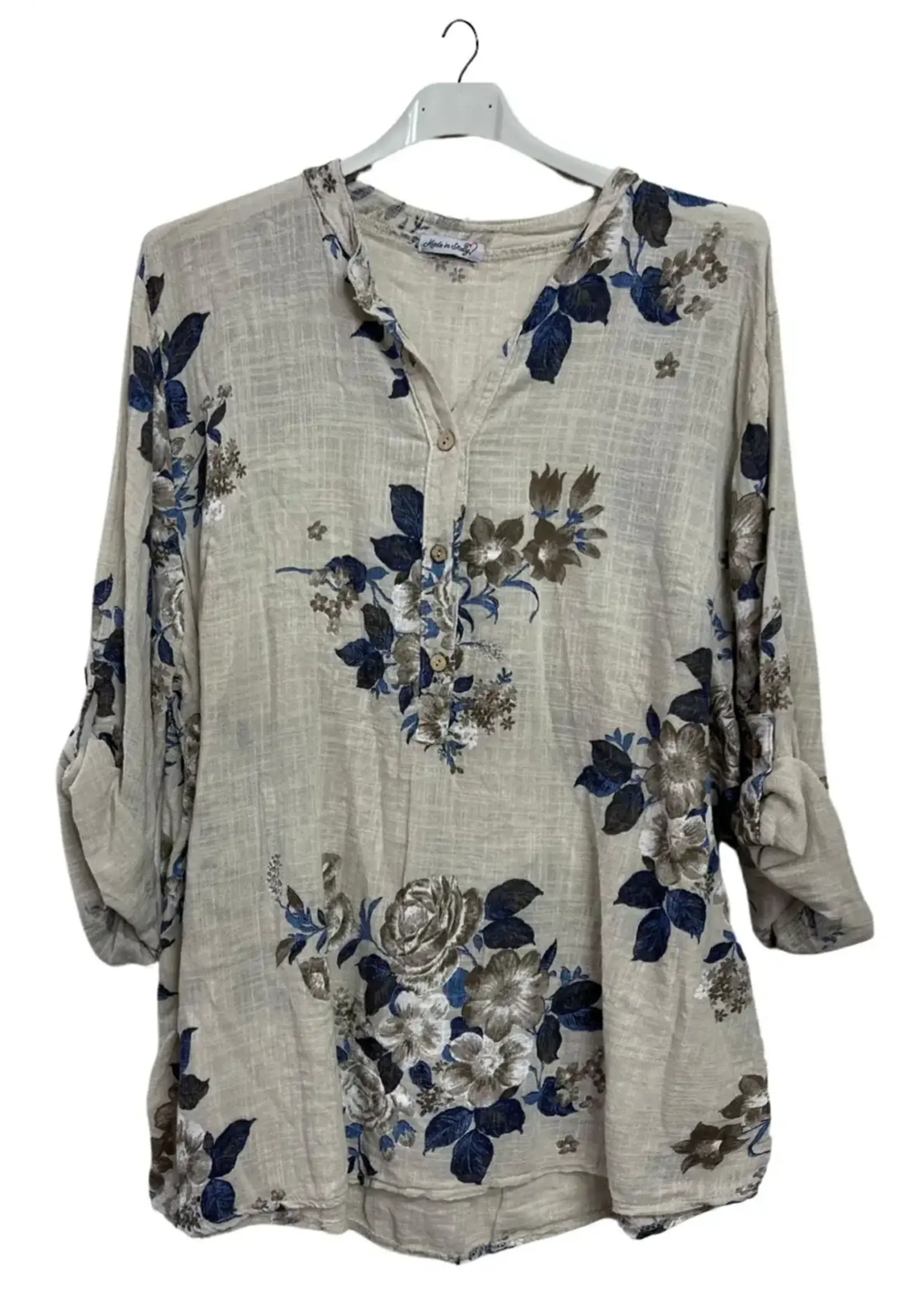 Button Down Floral Top