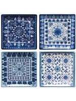 Porto Stamped Plates Set of 4