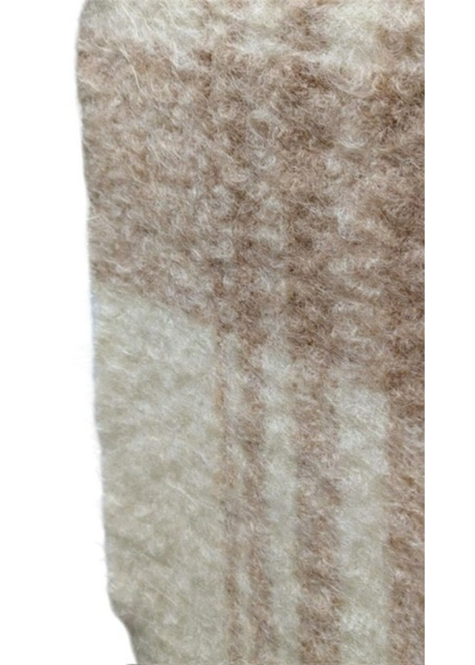 Vintage Eatons Wool Blend Plaid Blanket With Fringe