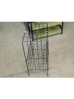 RETRO WIRE RECORD STORAGE SHELF 18 X 12 X 27"H