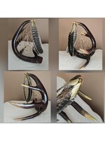 The Grumpy Toad Deer Antler Dream Catcher