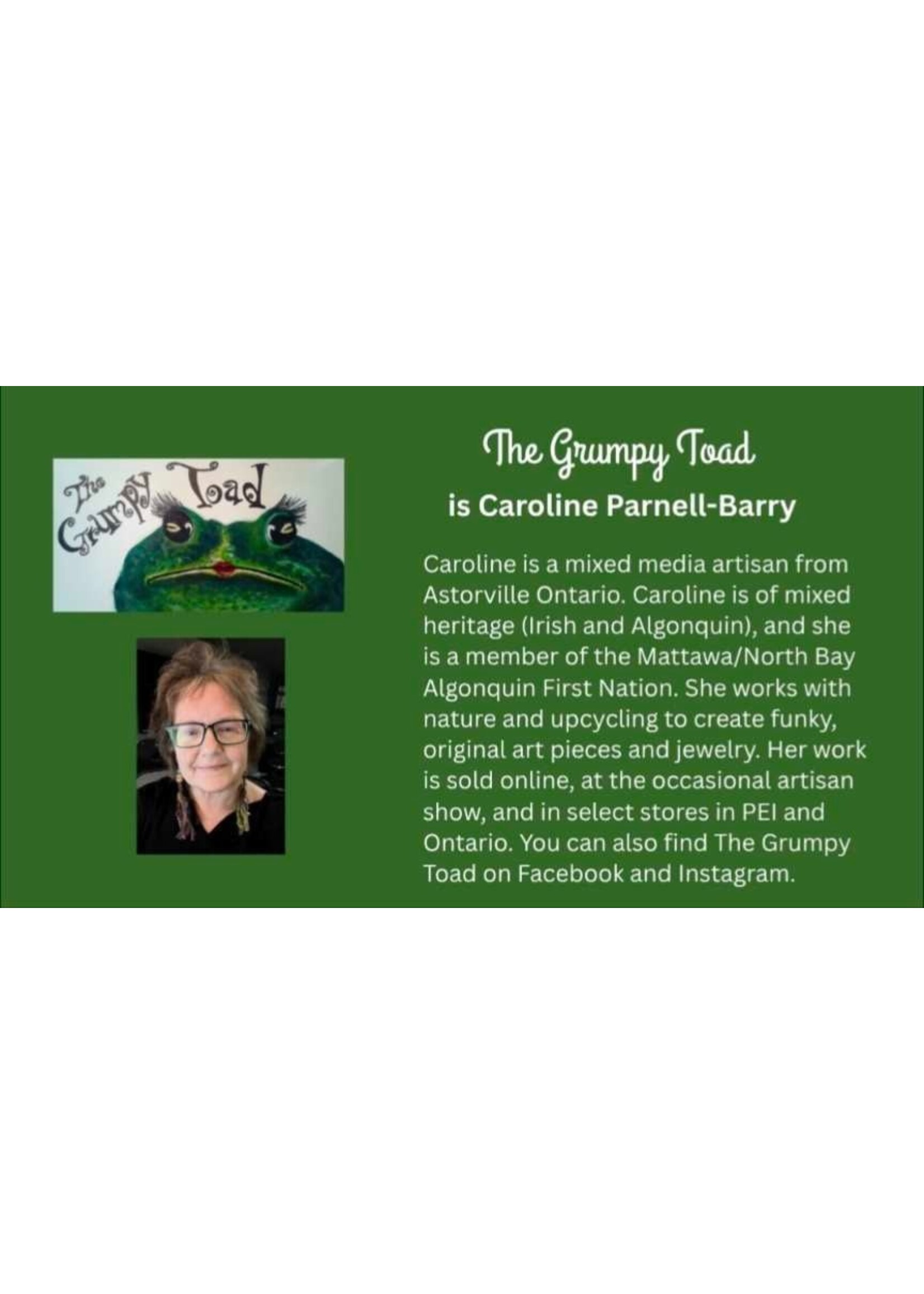 The Grumpy Toad Grand Butterfly Wire Sculpture