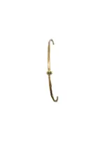 Gold Plated Bangle with Green Cubic