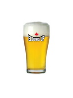 ELBOWS UP 22oz Conical Beer Glass