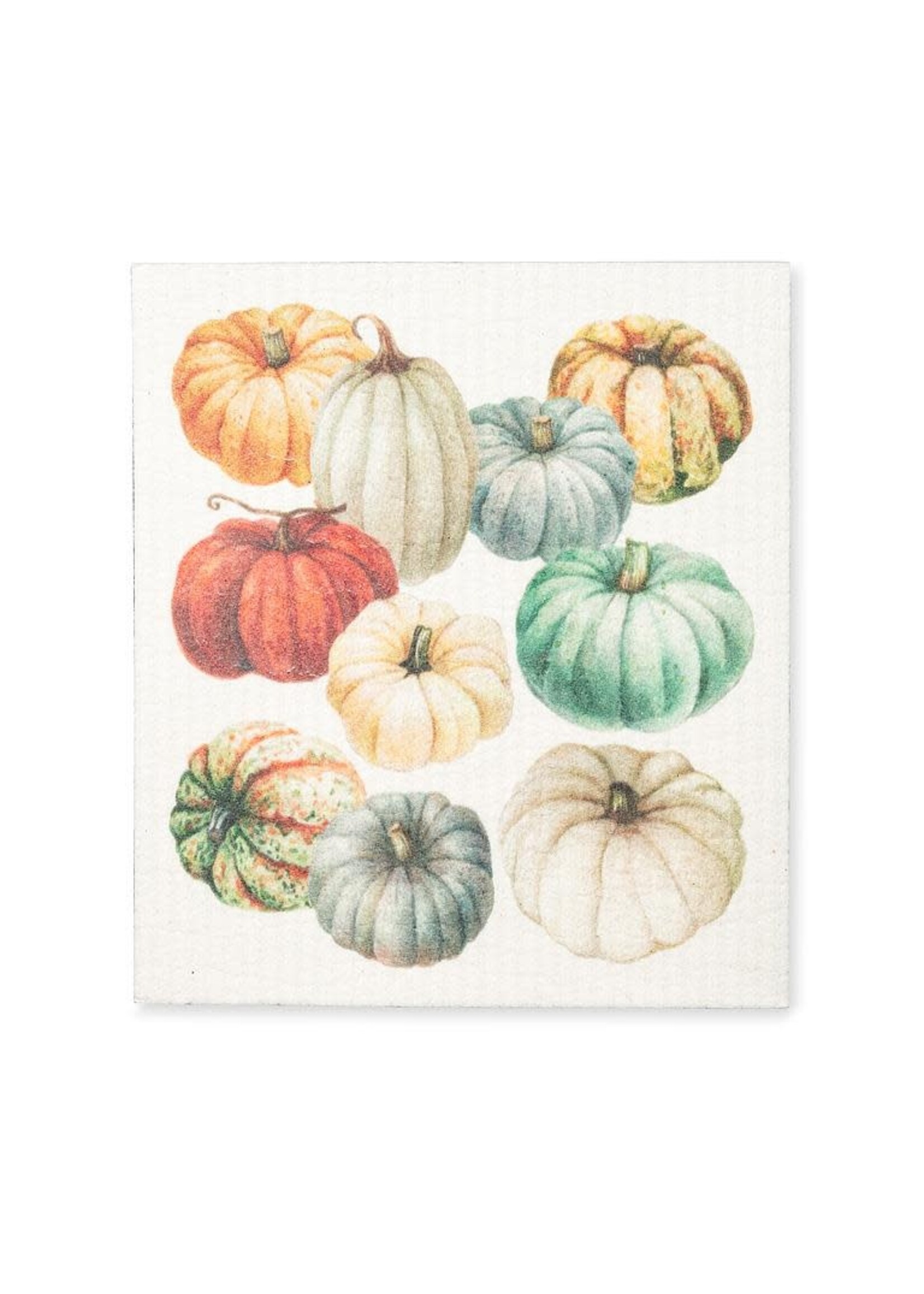 Pumpkins Swedish Dishcloth
