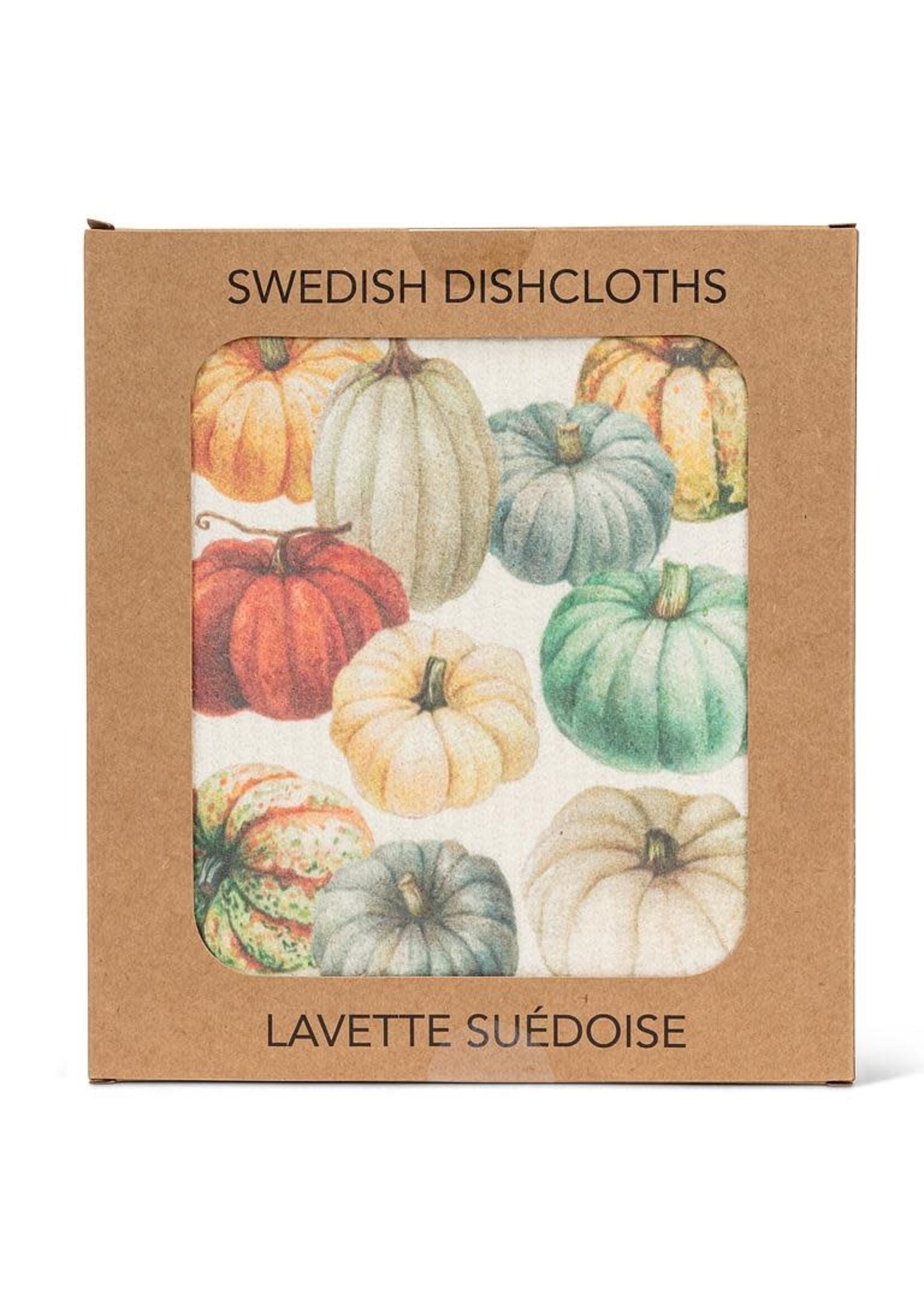 Pumpkins Swedish Dishcloth