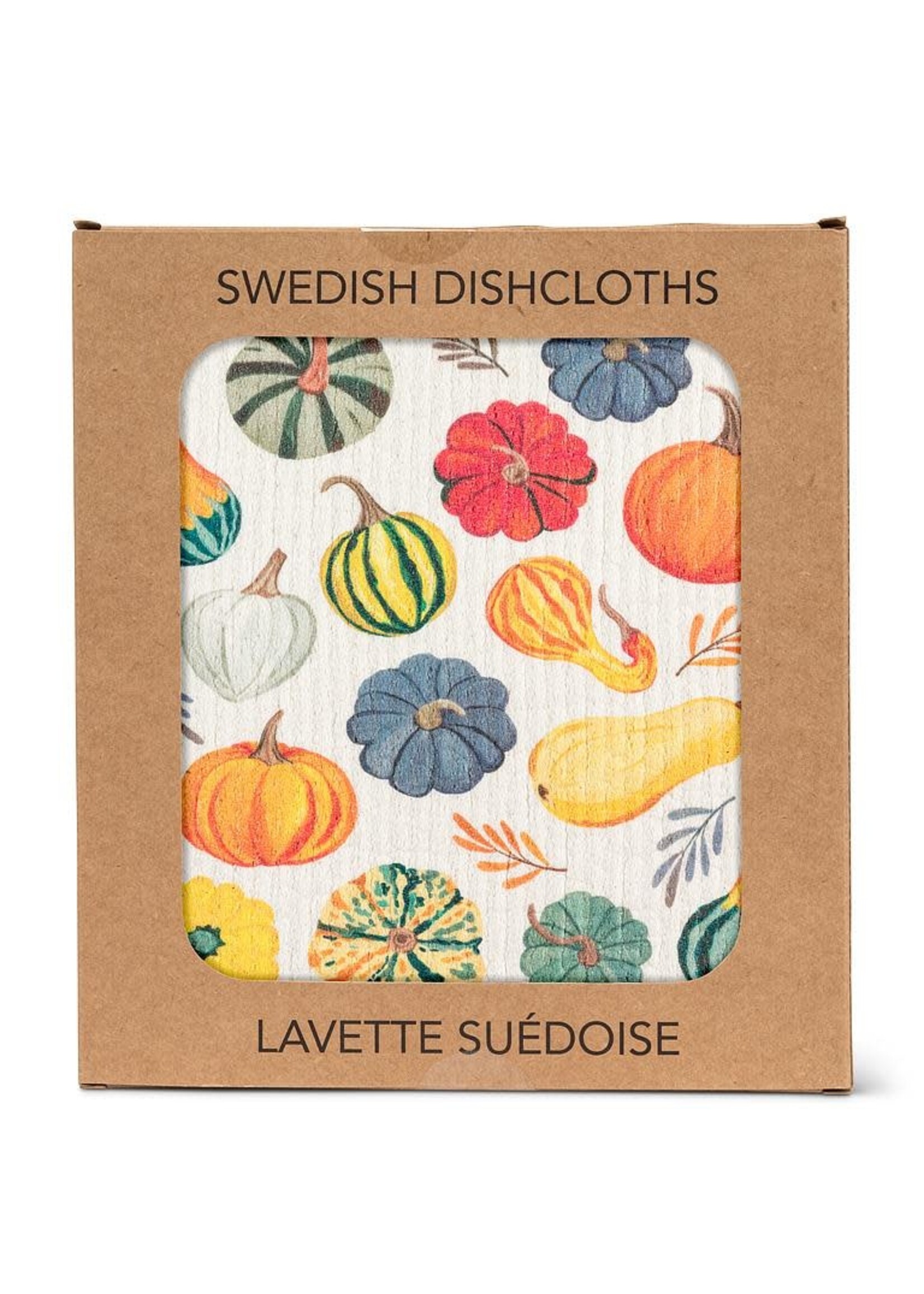 Harvest Gourds Swedish Dishcloth