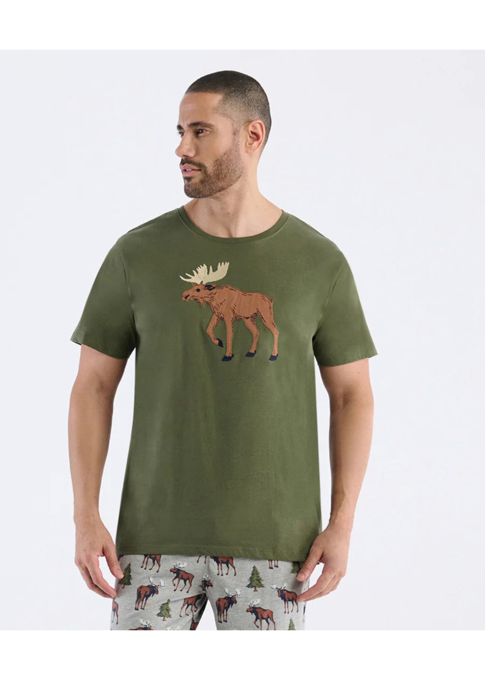 Hatley Men's Wild Moose T-Shirt
