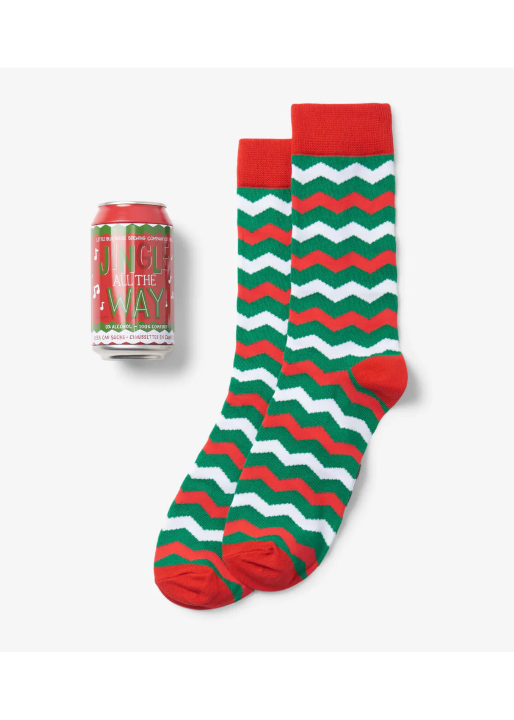 Hatley Jingle All The Way Beer Can Sock