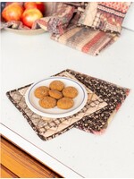 April Cornell Harvest Harmony Patchwork Potholder Set/2