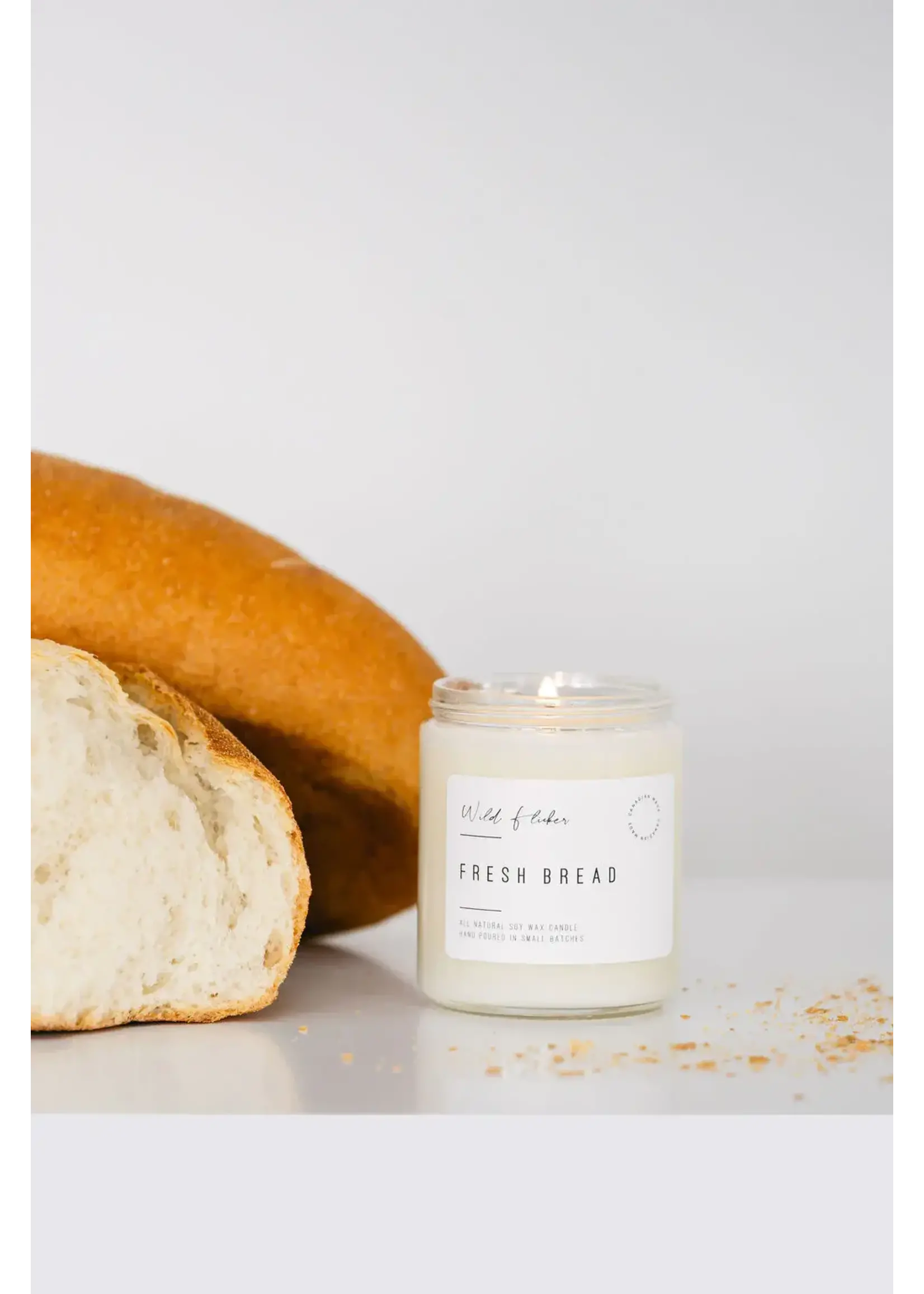Wild Flicker Fresh Bread Soy Wax Candle