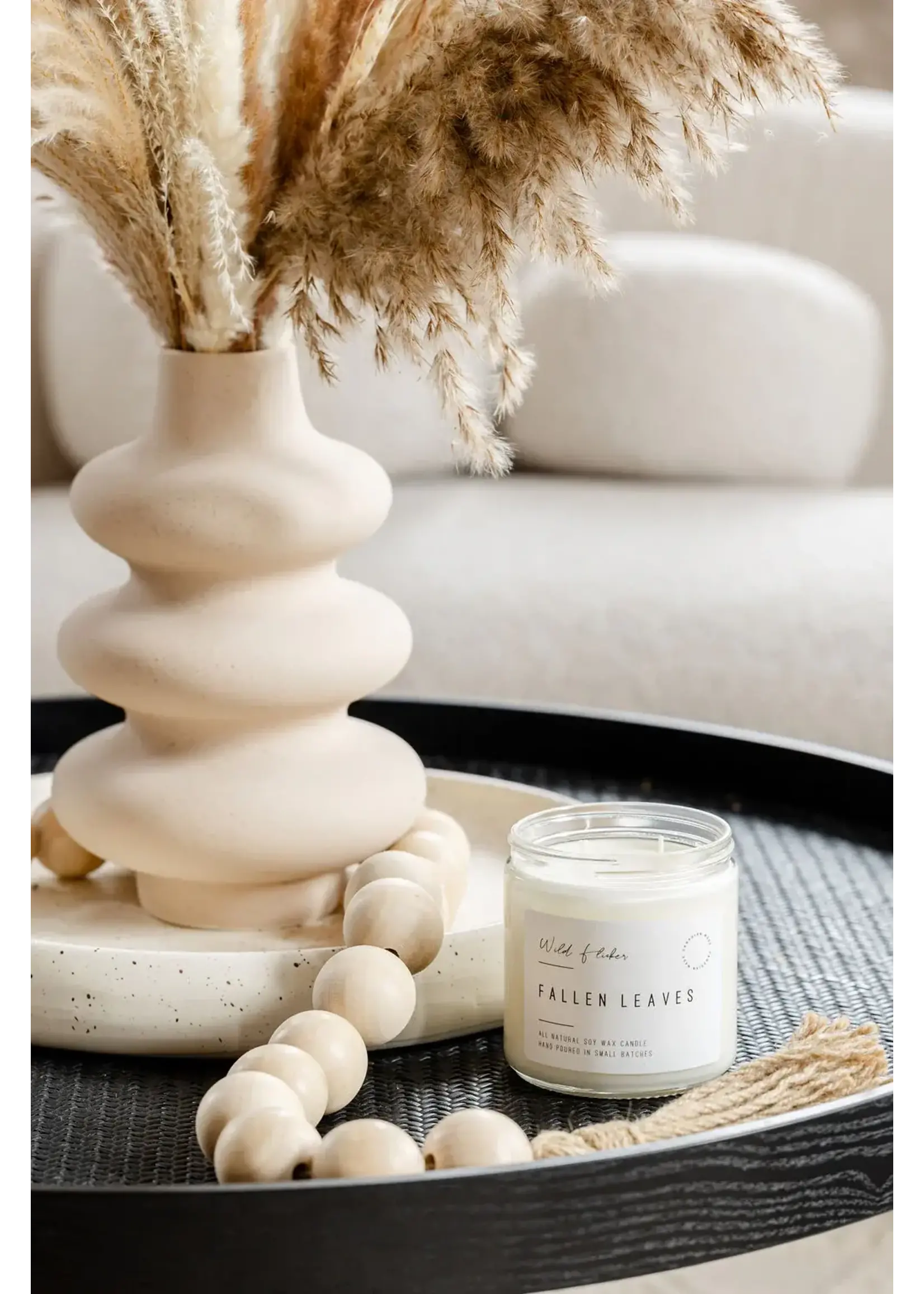 Wild Flicker Fallen Leaves Soy Wax Candle