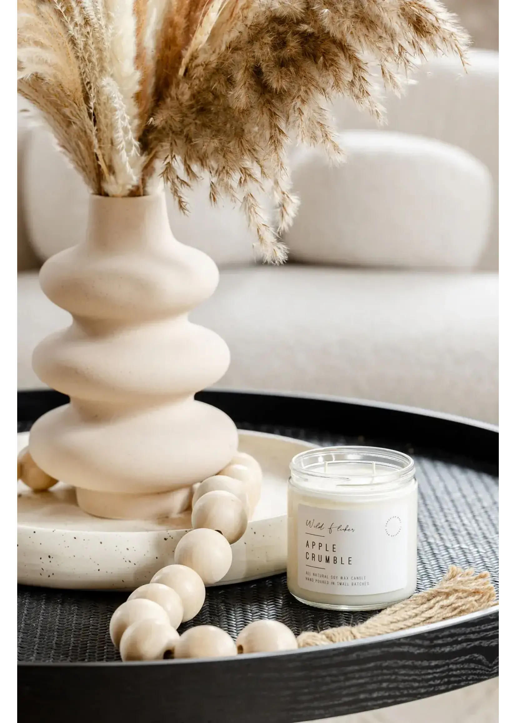 Wild Flicker Apple Crumble Soy Wax Candle