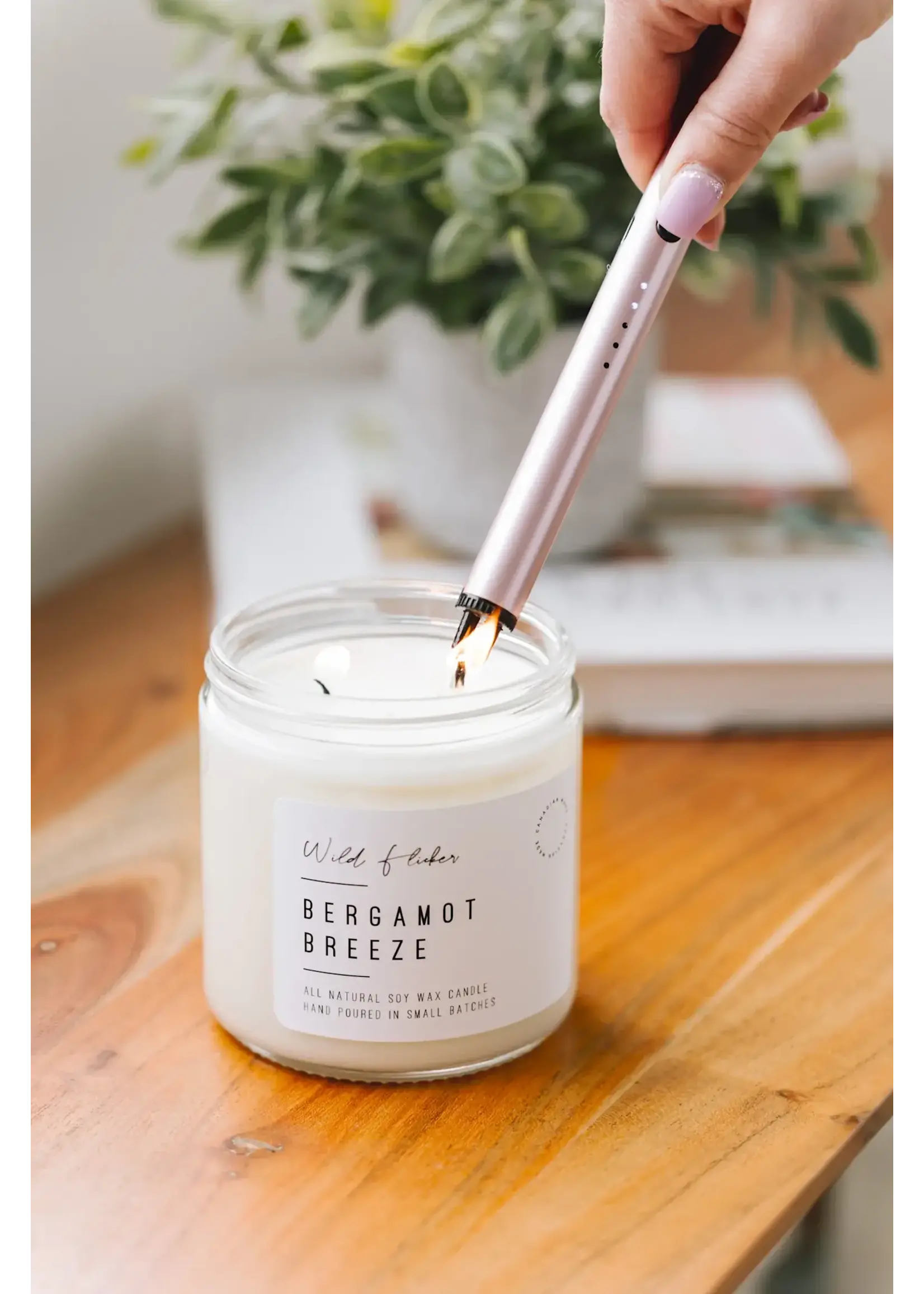 Wild Flicker Bergamot Breeze Soy Wax Candle