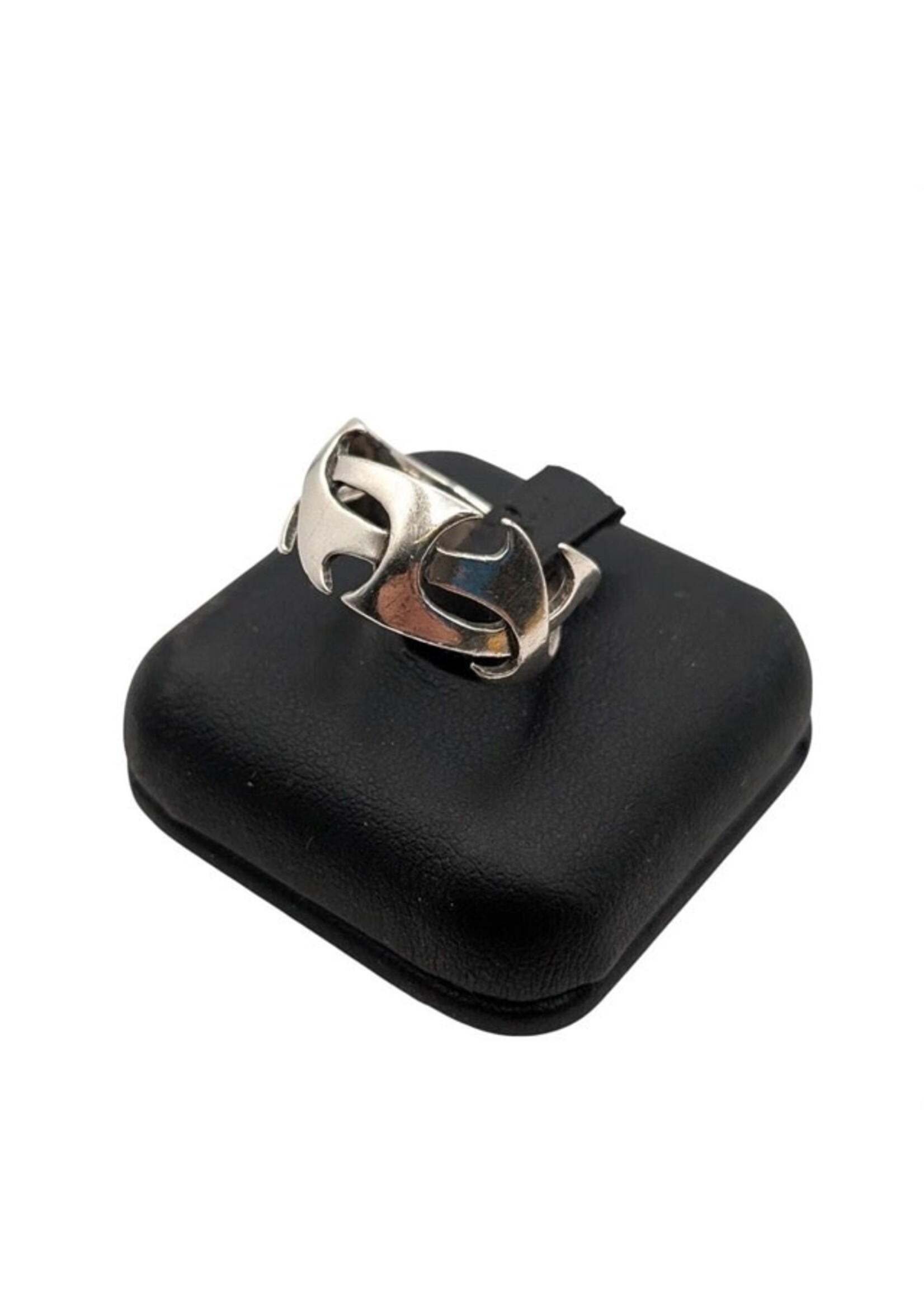 Sterling Signed ORLAN Gothic Tribal Blade Ring
