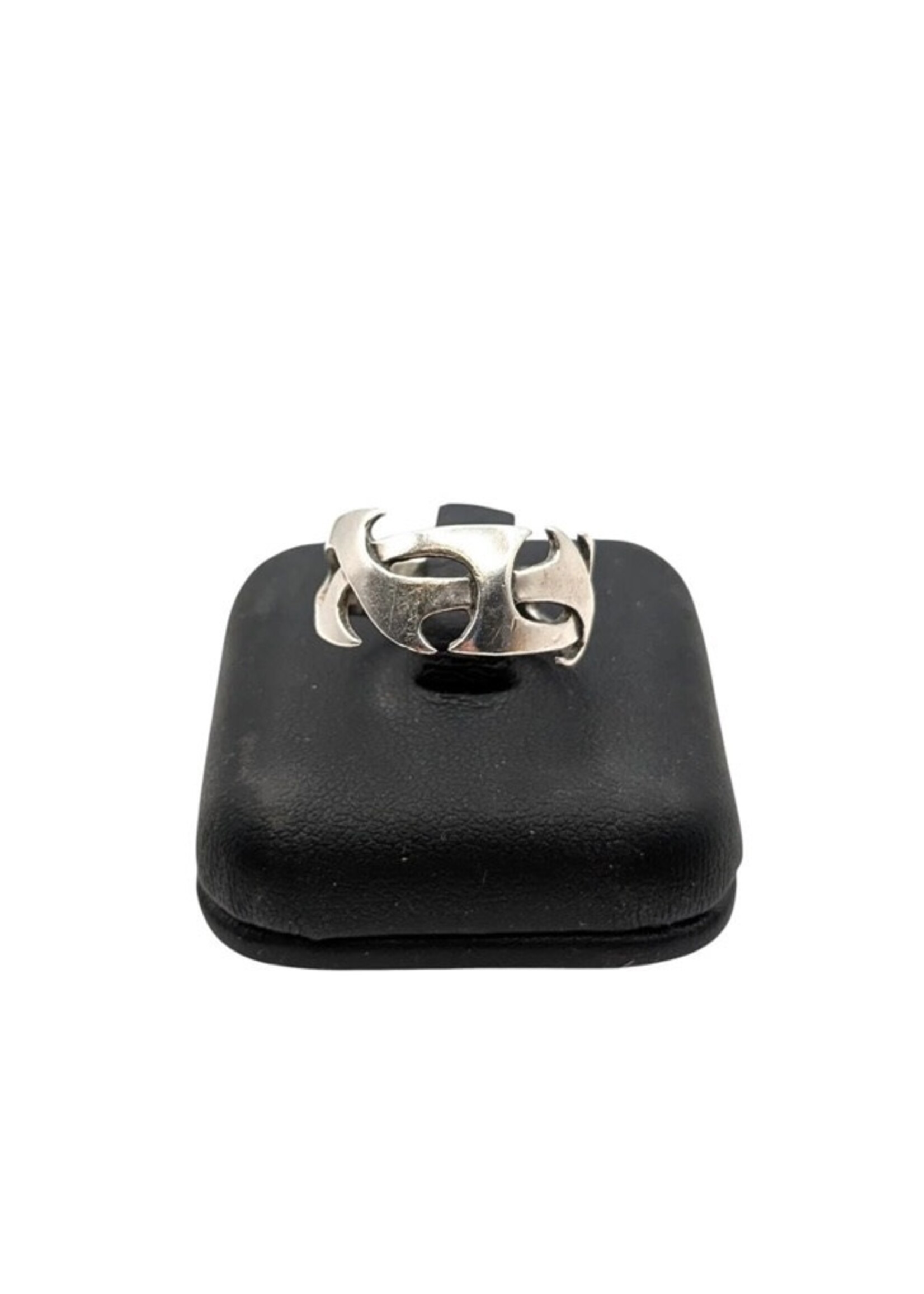 Sterling Signed ORLAN Gothic Tribal Blade Ring
