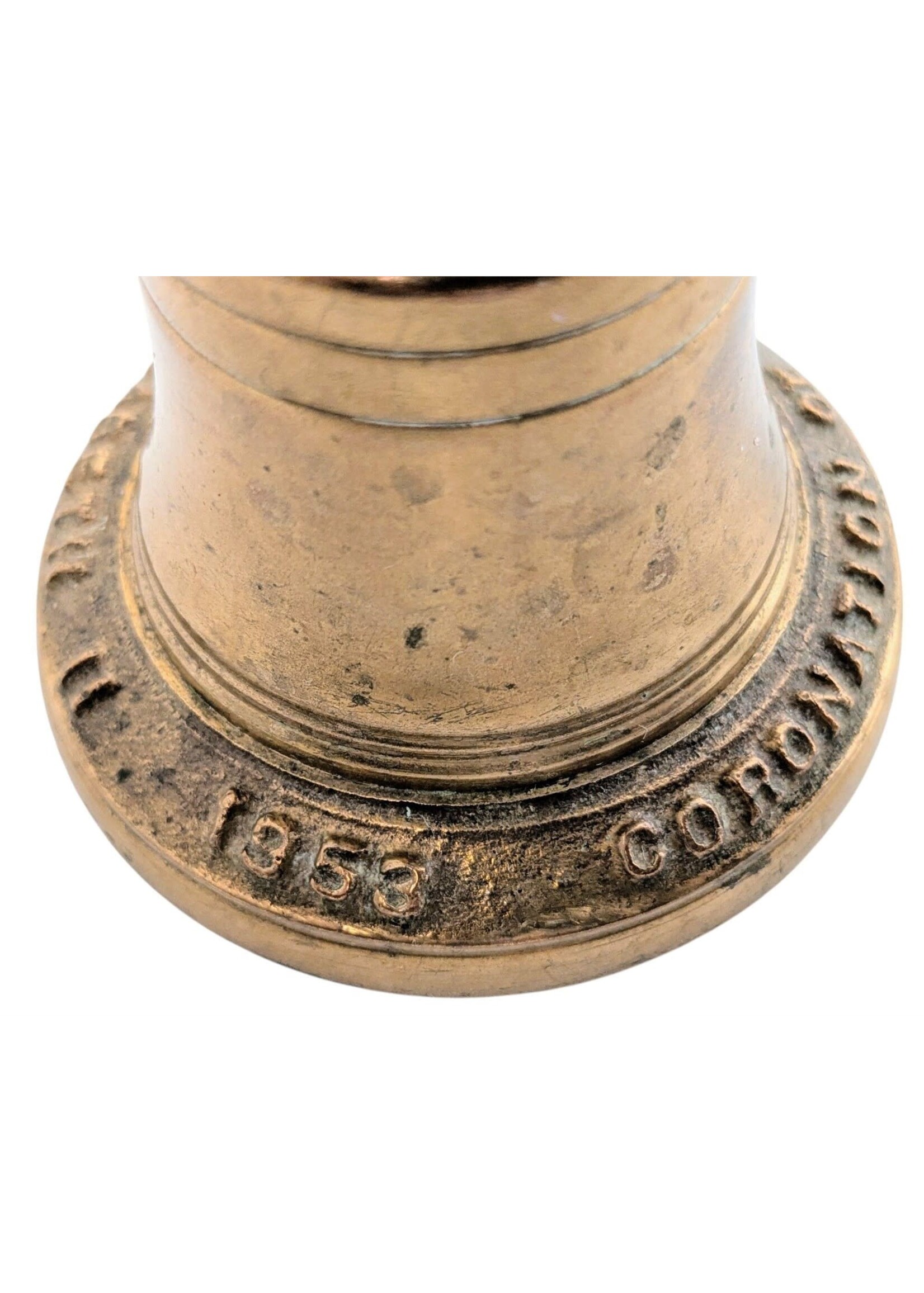 G&J 1953 Brass Coronation Commemorative Bell