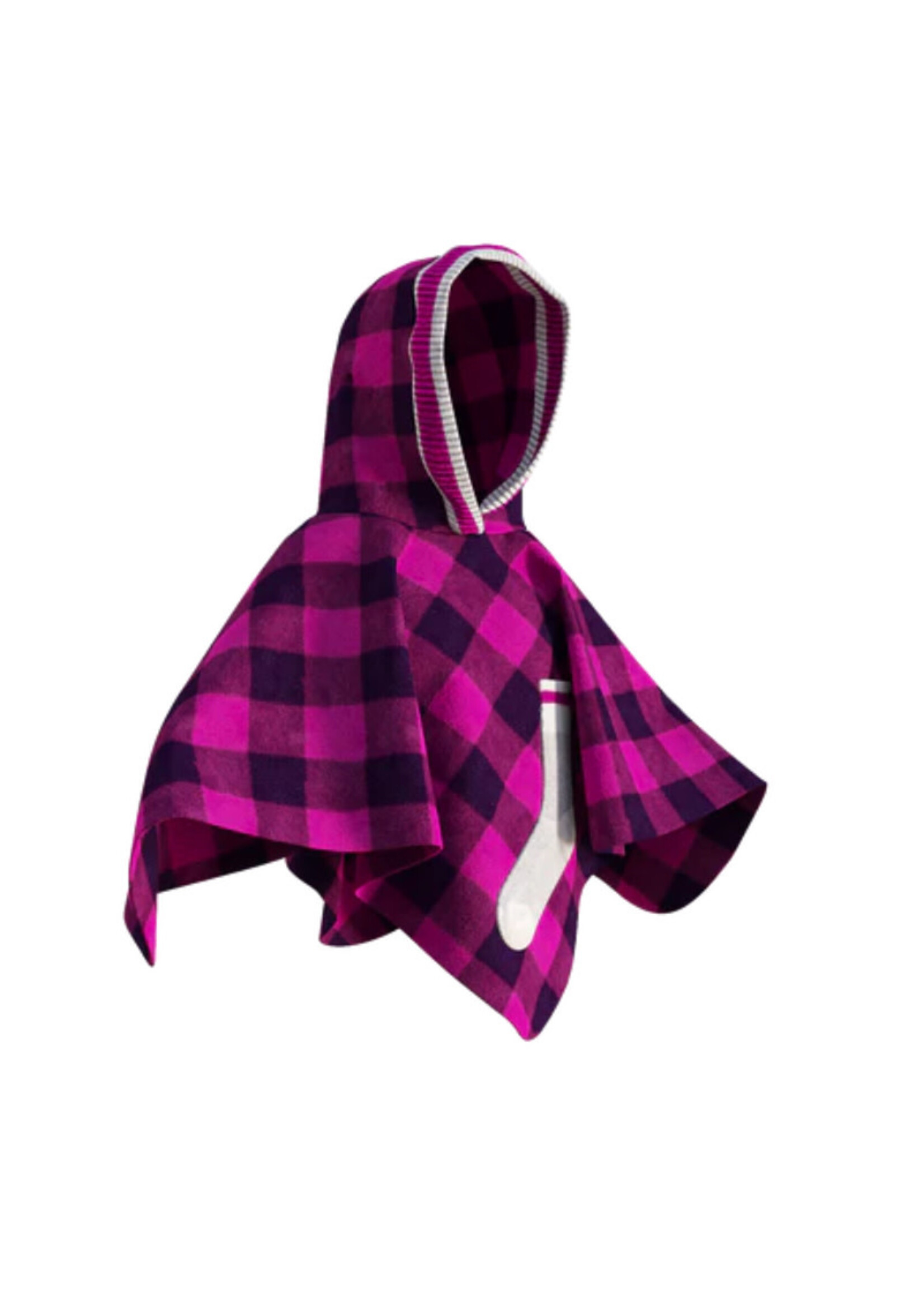 Pook Pookie Poncho - Pink Toddler/Youth Polar Fleece