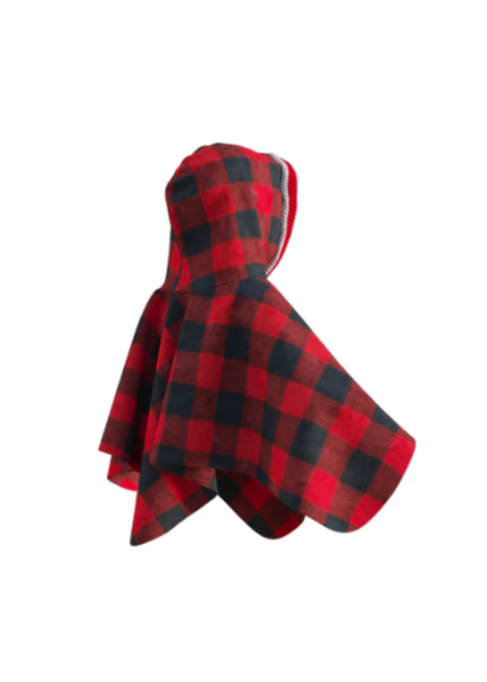 Pook Pookie Poncho - Red Toddler/Youth Polar Fleece