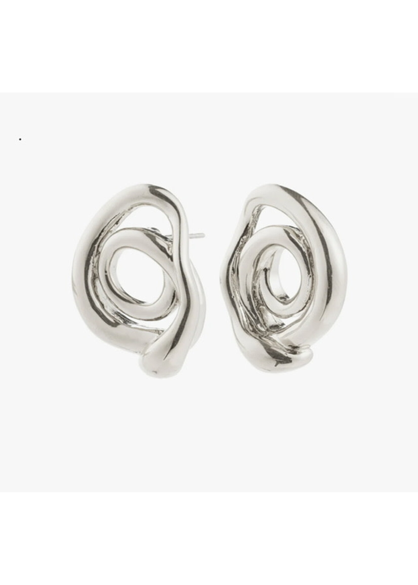 Pilgrim UNFOLD earrings silver-plated