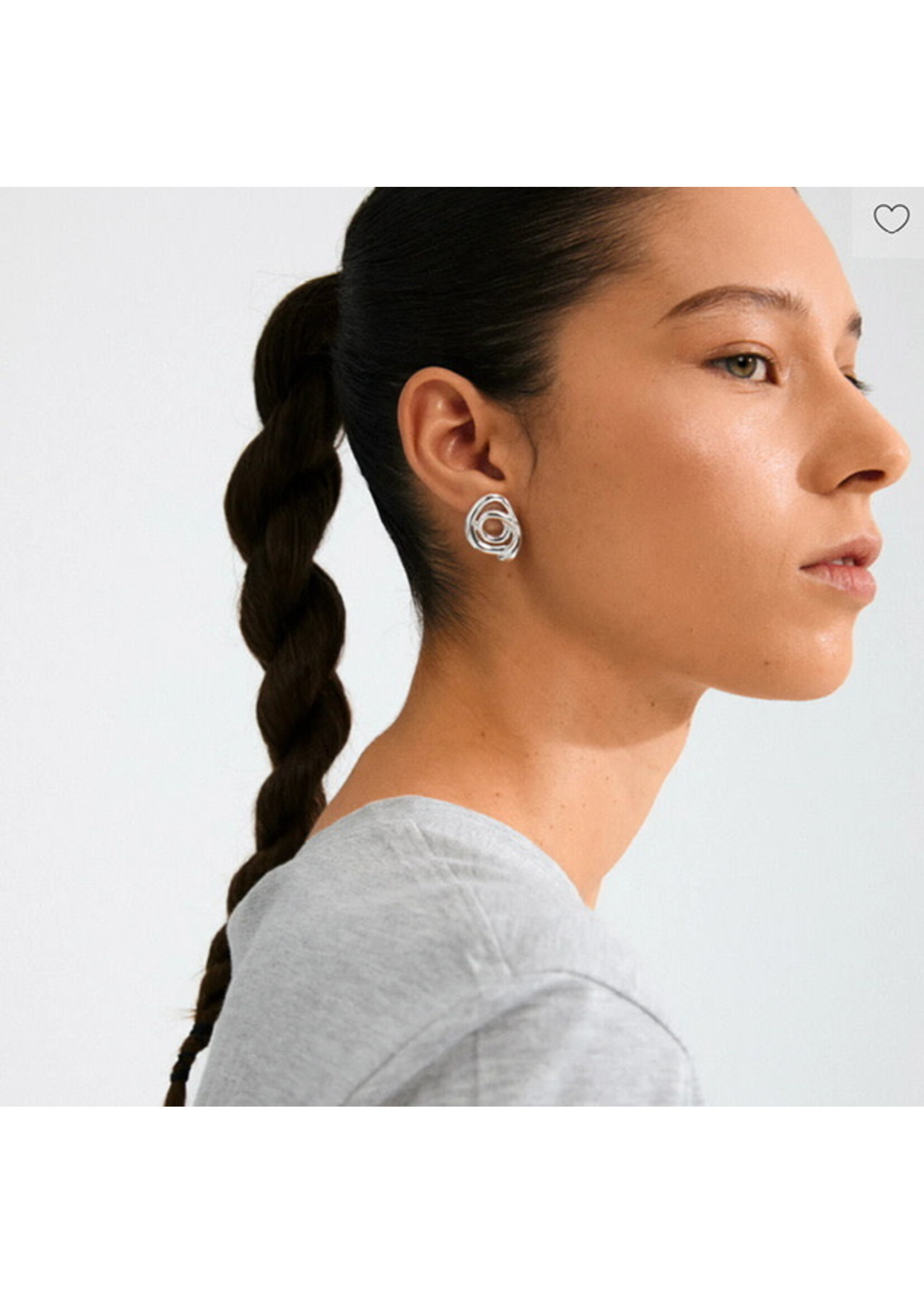 Pilgrim UNFOLD earrings silver-plated