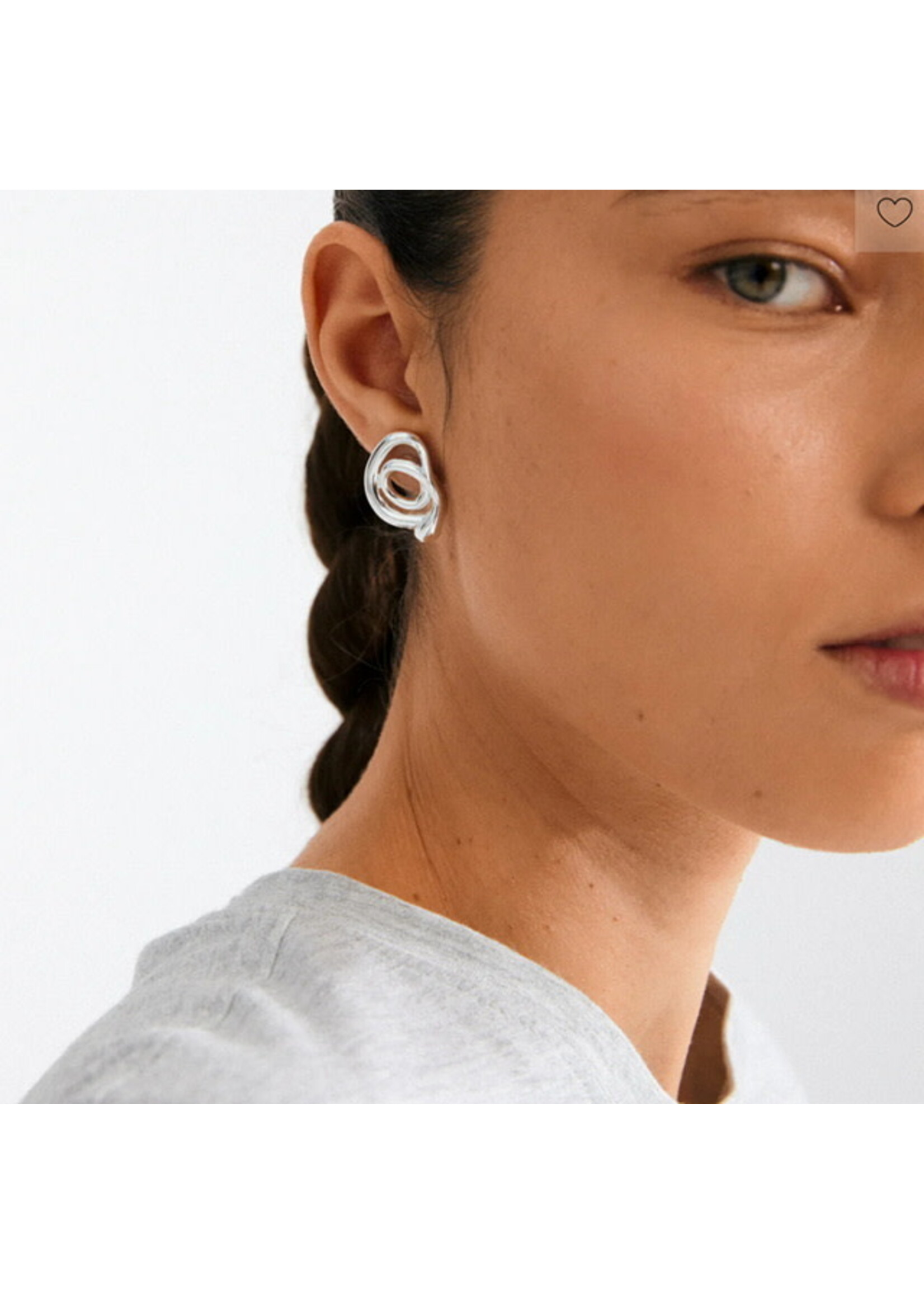 Pilgrim UNFOLD earrings silver-plated