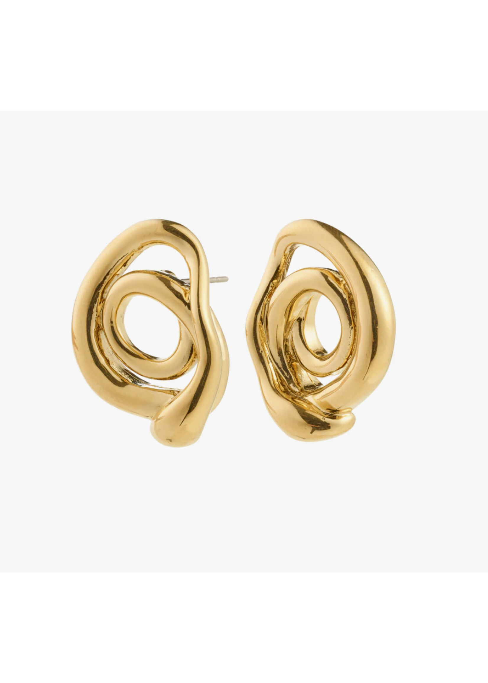 Pilgrim UNFOLD earrings gold-plated