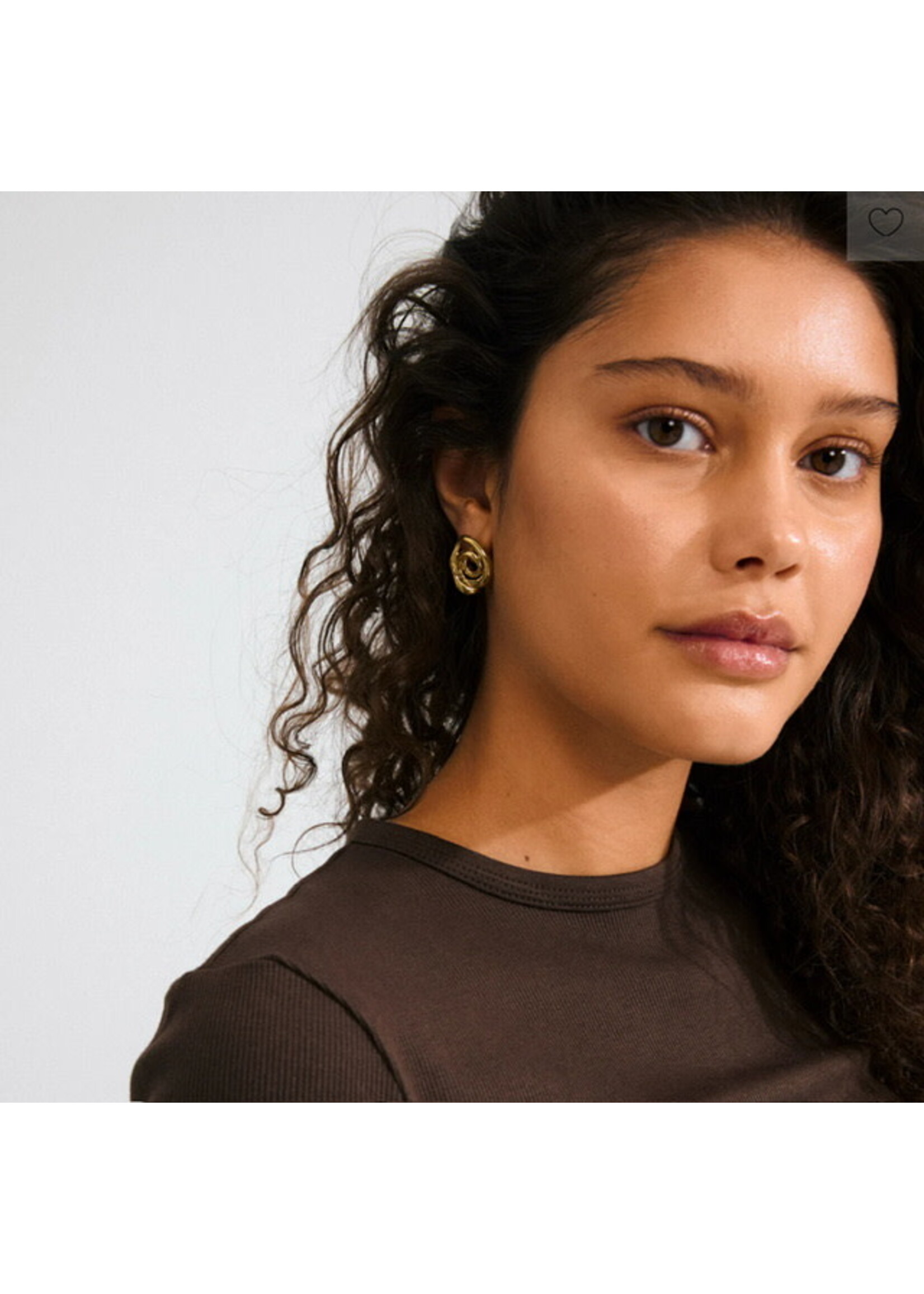 Pilgrim UNFOLD earrings gold-plated