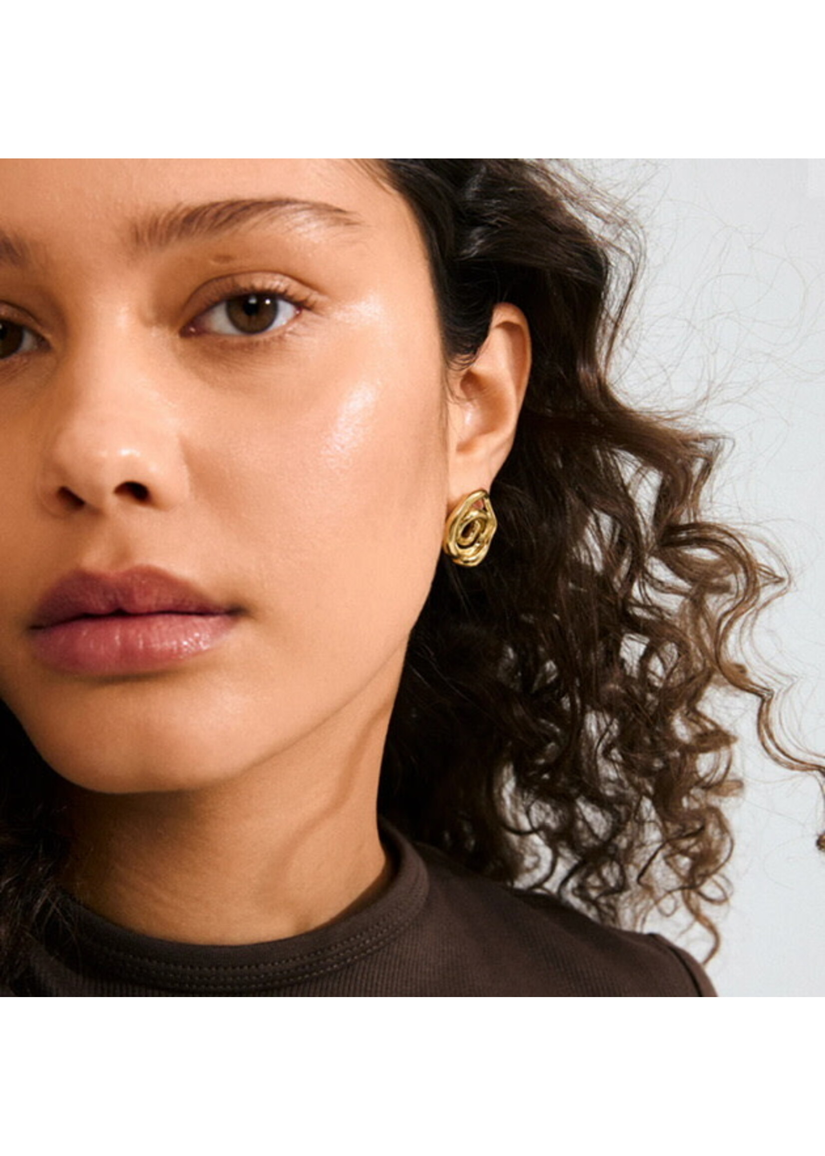 Pilgrim UNFOLD earrings gold-plated