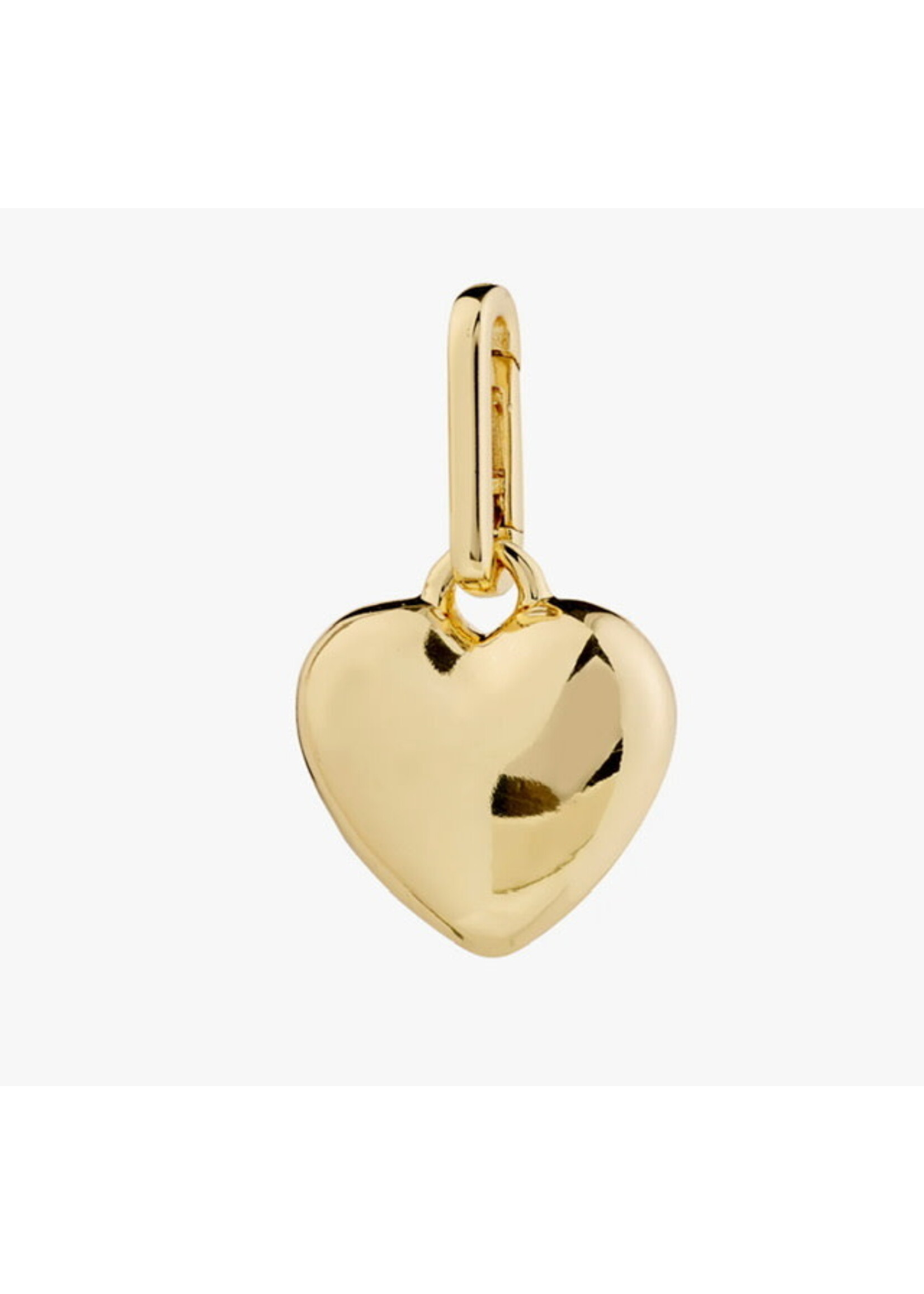 Pilgrim CHARM full heart pendant gold-plated