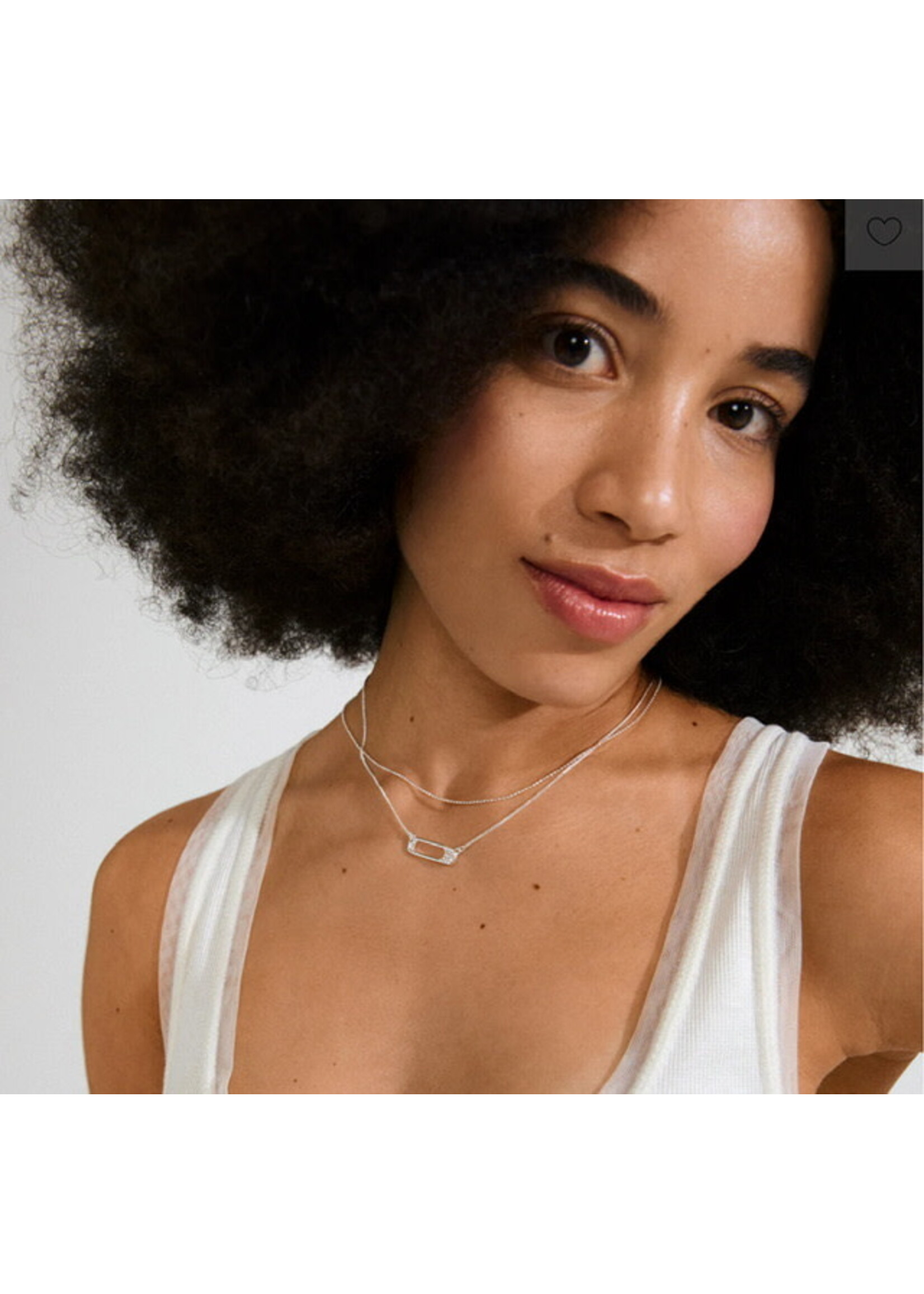 Pilgrim INSTANT necklace, 2-in-1 set, silver-plated