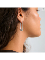 Pilgrim INSTANT hoops silver-plated