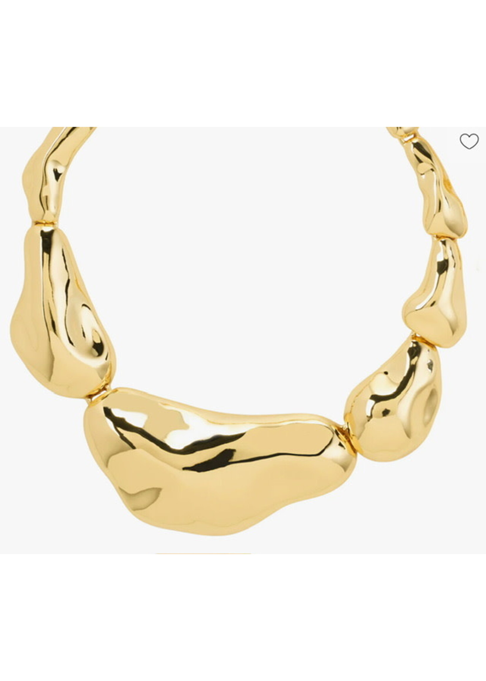 Pilgrim FREE statement necklace gold-plated